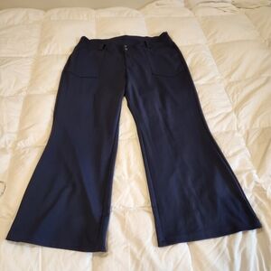Cato Navy Blue Work Pants Women’s Size 22W Wide Bootcut Trouser Business Casual